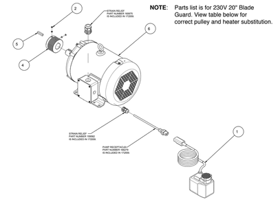 Section 20 Diagram and Parts List for MK-5007T 160641 MK Diamond Concrete Saw